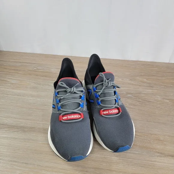 Mens New Balance Fresh Foam Running Shoes Athletic Lightweight Gray Blue Size 9