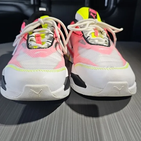 Men's PUMA Shoes rs-Fast Paradise Ignite Pink White Neon‎ 2021 Size 9.5 EUC