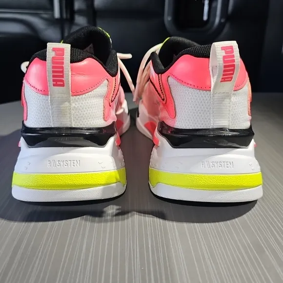 Men's PUMA Shoes rs-Fast Paradise Ignite Pink White Neon‎ 2021 Size 9.5 EUC