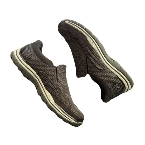 Mens Skechers Relaxed Fit Expected Gomel Grey Black Size 8 Style 65086