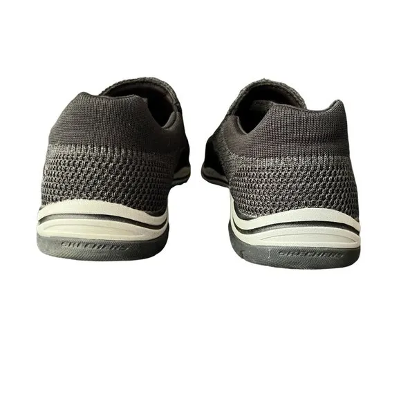 Mens Skechers Relaxed Fit Expected Gomel Grey Black Size 8 Style 65086