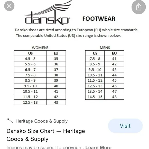 MEN’S / woman unisex Dansko  work clogs