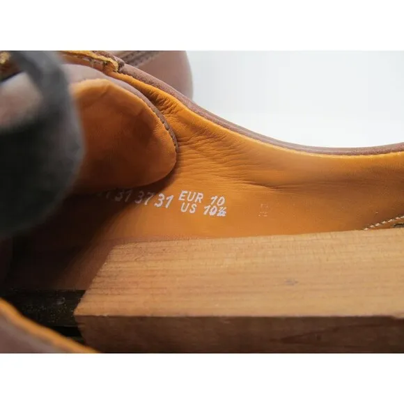 Mephisto Air Relax Goodyear Welt Mens Brown Leather Rubber Soled Oxfords US 10.5