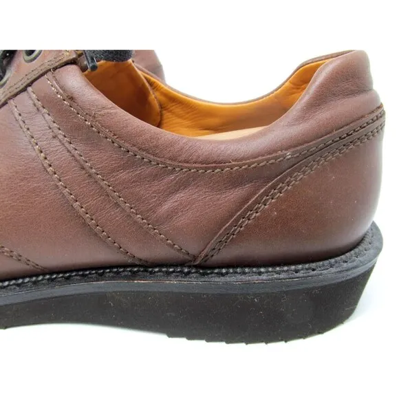 Mephisto Air Relax Goodyear Welt Mens Brown Leather Rubber Soled Oxfords US 10.5