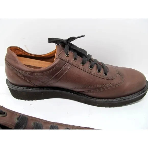 Mephisto Air Relax Goodyear Welt Mens Brown Leather Rubber Soled Oxfords US 10.5