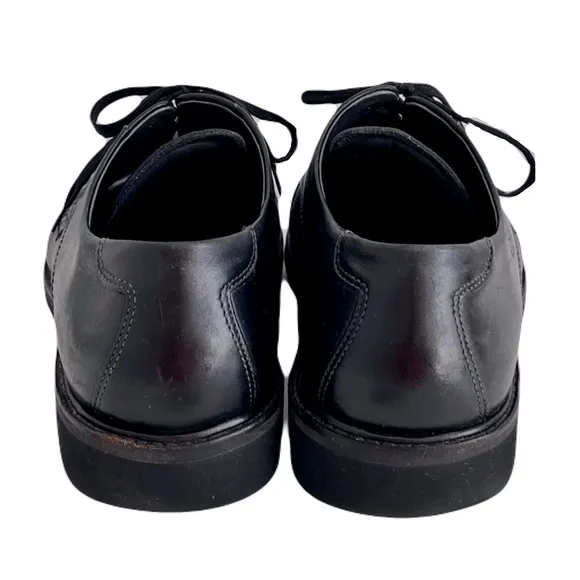 Mephisto Black Leather Goodyear Welt Oxfords, Size 10.5