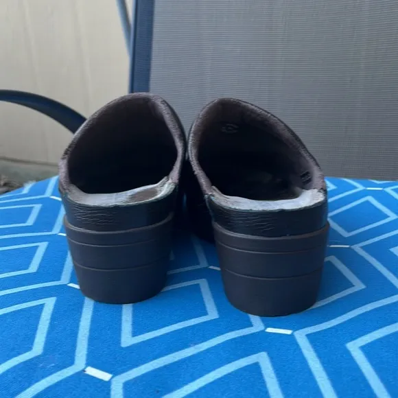 mephisto clogs brown 38 us size 8