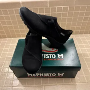 Mephisto Luce Black Nubuck Waterproof Shoe