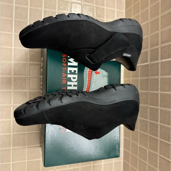 Mephisto Luce Black Nubuck Waterproof Shoe