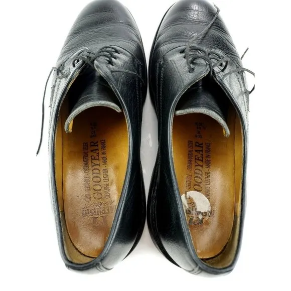 Mephisto Marlon Men's 10.5 M Black Pebble Grain Le