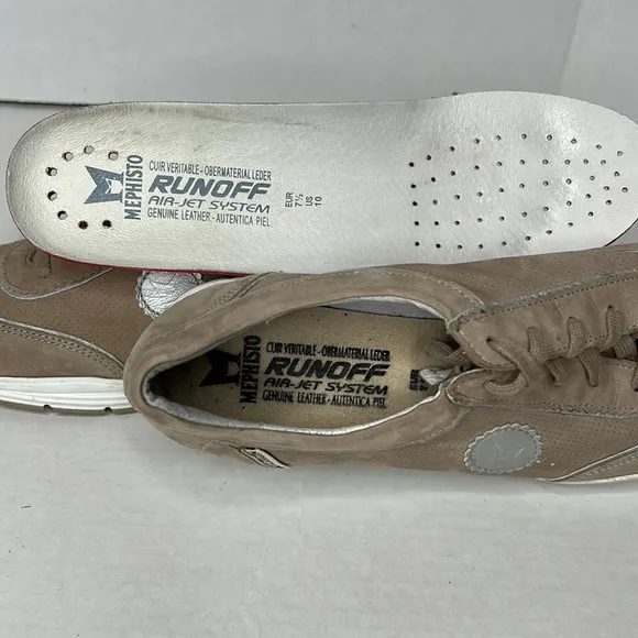 MEPHISTO - YAMINA Nubuck Leather Oxfords, 7.5