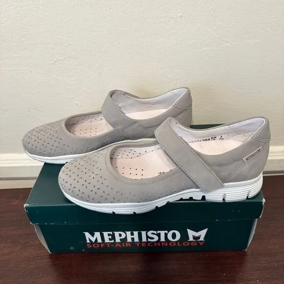 Mephisto Yelina Perforated Mary Jane lightweight Sneaker (Women)size 7,5 new