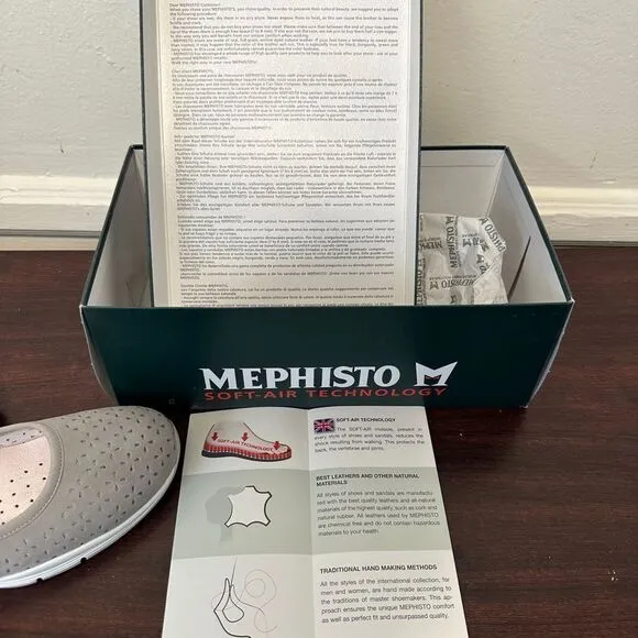 Mephisto Yelina Perforated Mary Jane lightweight Sneaker (Women)size 7,5 new