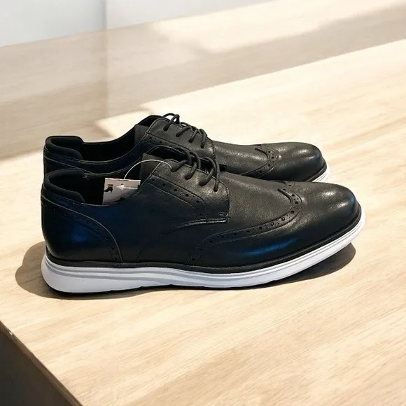Meridos Men’s Lightweight Black Casual Dress Sneakers Oxford Shoes Size 11