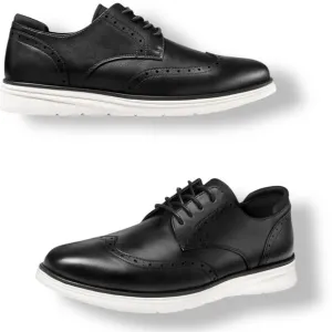 Meridos Men’s Lightweight Black Casual Dress Sneakers Oxford Shoes Size 11