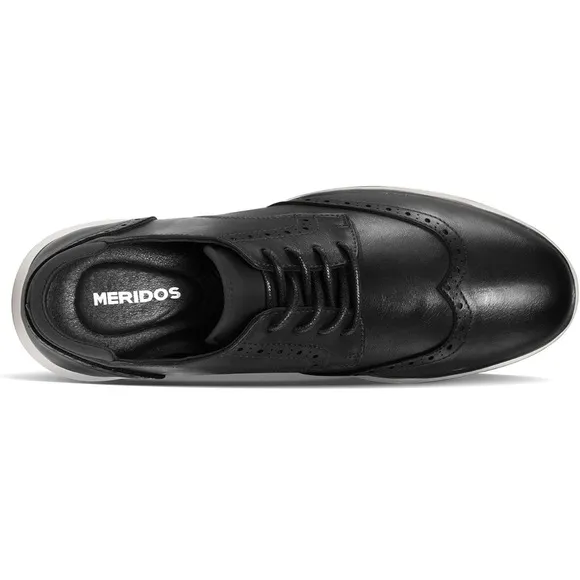 Meridos Men’s Lightweight Black Casual Dress Sneakers Oxford Shoes Size 11