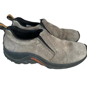 Merrell Jungle Moc Comfort Slip On Loafer Taupe Suede Size 8.5