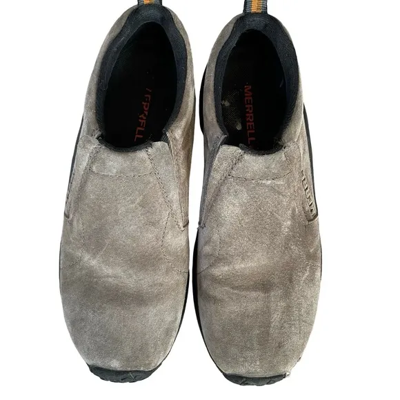 Merrell Jungle Moc Comfort Slip On Loafer Taupe Suede Size 8.5