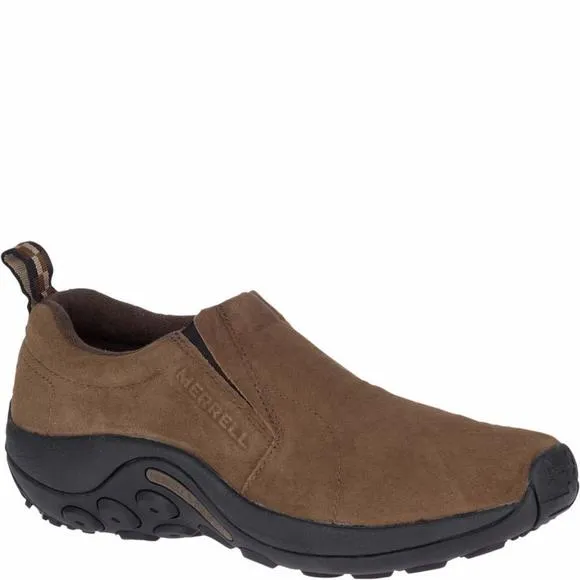 MERRELL MENS JUNGLE MOC LOAFER, DARK EARTH, 8.5 US