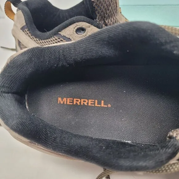 Merrell Moab 2 Ventilator Low Lace Walnut Trail Hiking Shoes Men’s Sz 9.5 J06011