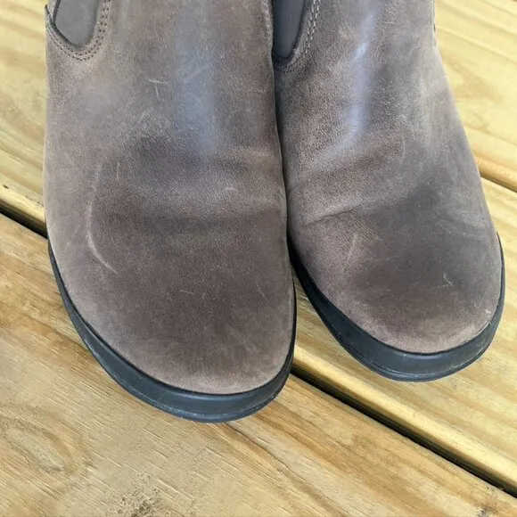 Merrell Veranda Leather Slip On Cloudy Brown Sz 9.5