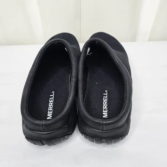 Merrell Women's Encore Breeze Black Slip-On Clog Shoe Size 7.5
