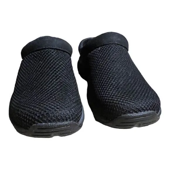 Merrell Womens Primo Breeze II Mesh Slip-On Slides Clogs Mule Shoes Black Size 5