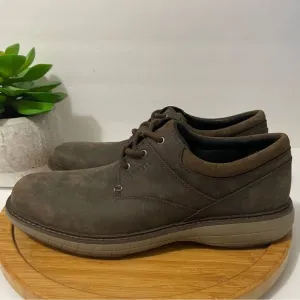 Merrell World Vue Leather Oxfords Brown Casual Lace Up Comfort Shoe Size 11