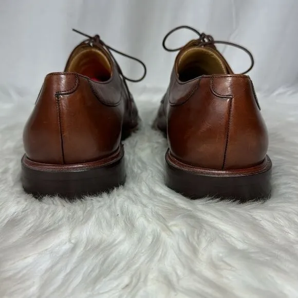 Mezlan Fiore Brown Leather Lace Up Oxfords Sz 11.5