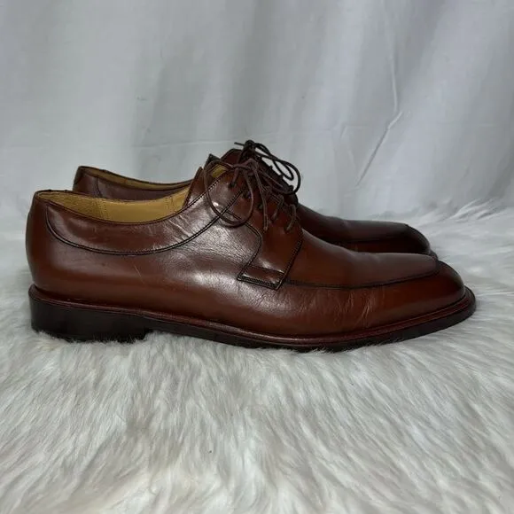 Mezlan Fiore Brown Leather Lace Up Oxfords Sz 11.5