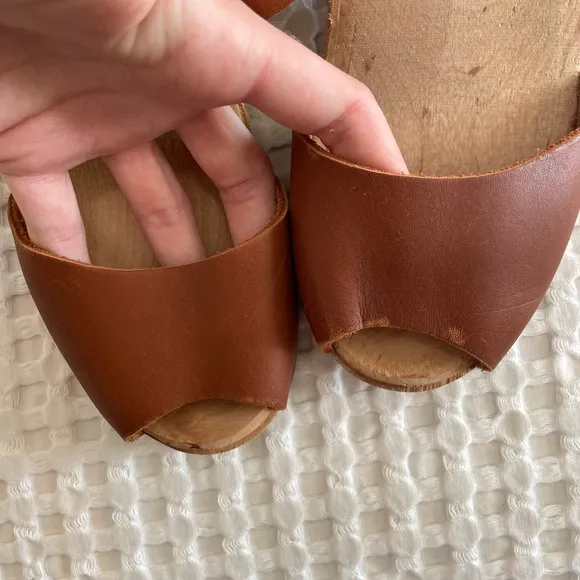 Mia Anja Clogs Size 38 boho wooden hippie