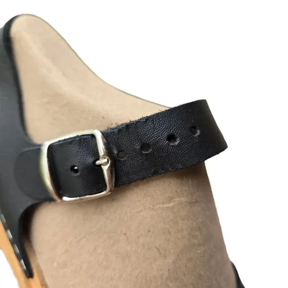 MIA Swedish Sofia Clogs, Black, Size 41