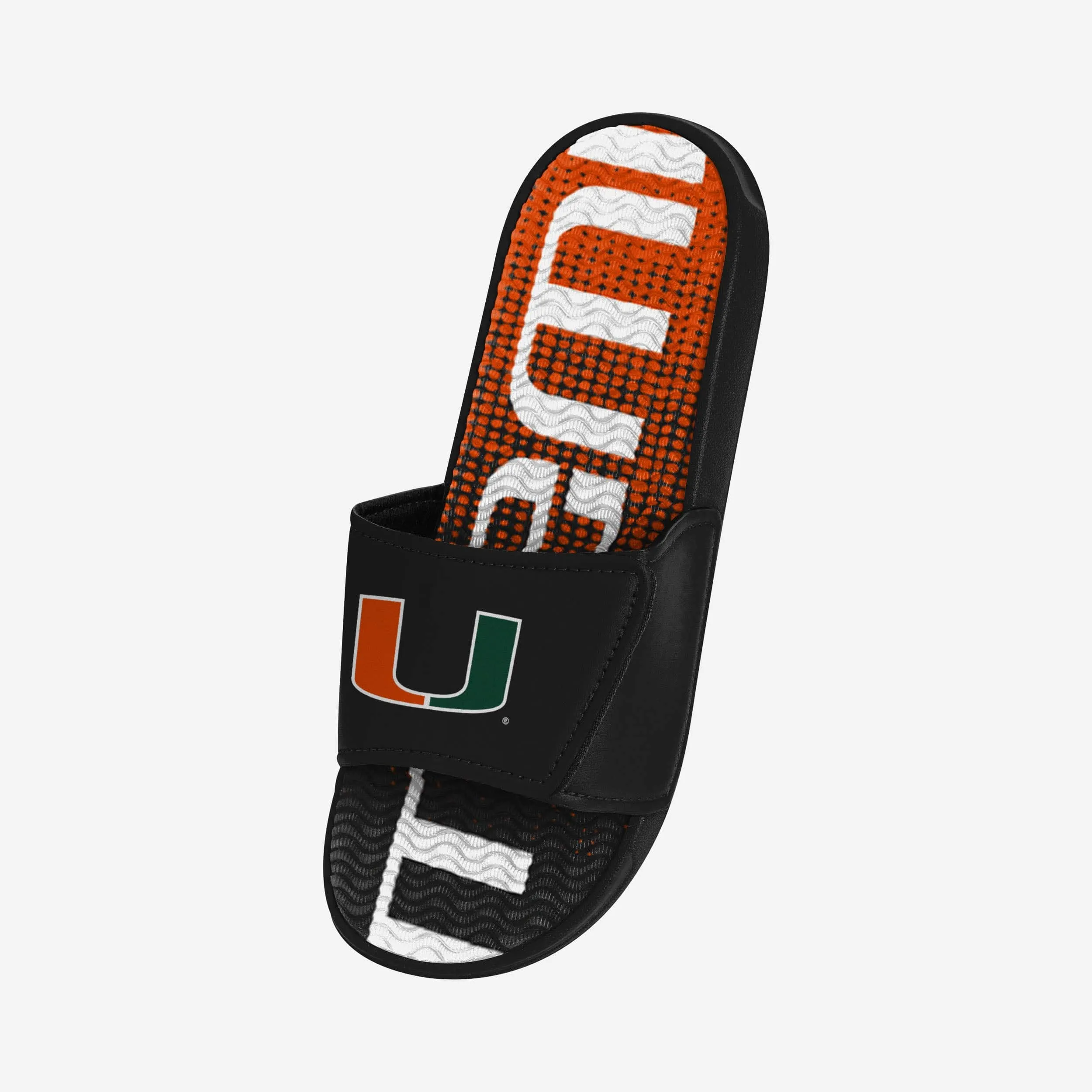 Miami Hurricanes Gradient Wordmark Gel Slide