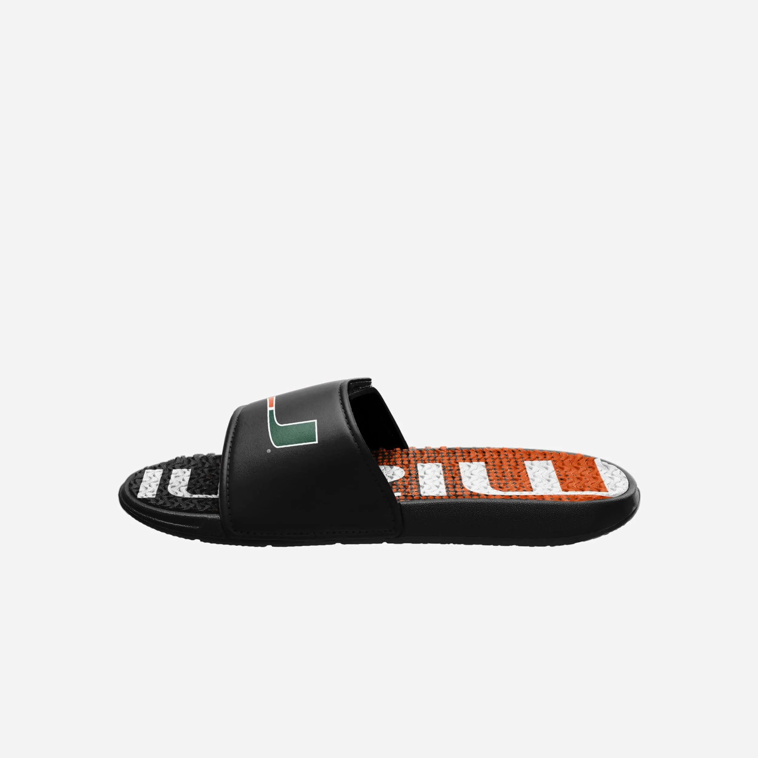Miami Hurricanes Gradient Wordmark Gel Slide
