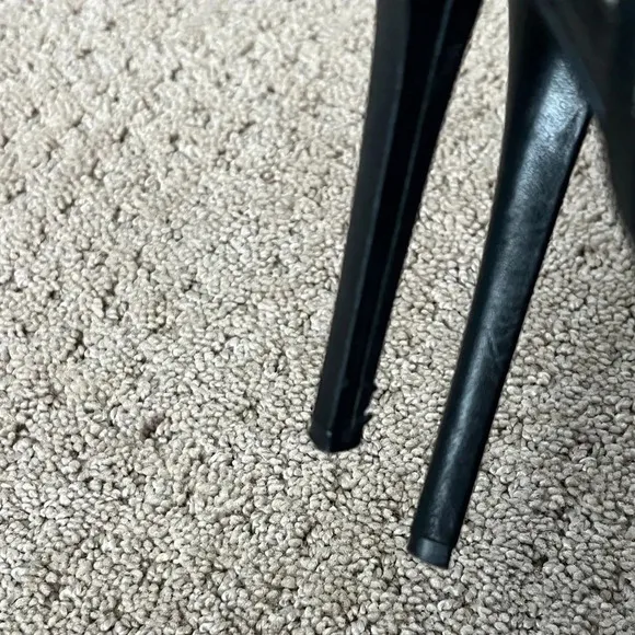 MICHAEL‎ KORS Belle Open Toe Leather Heels
