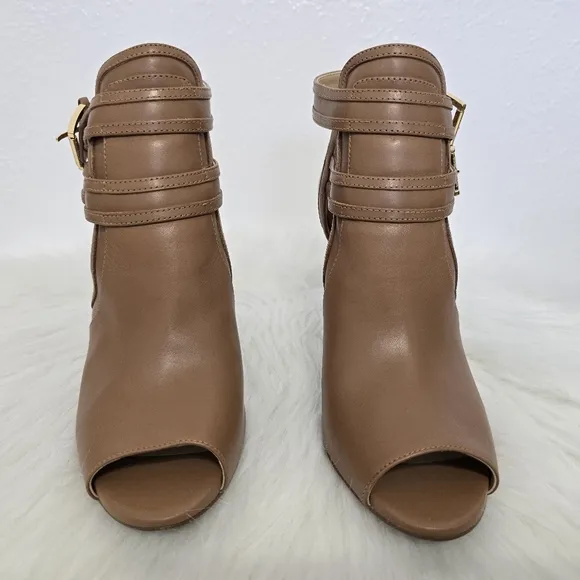 Michael Kors Blaze Open Ankle Leather Heels