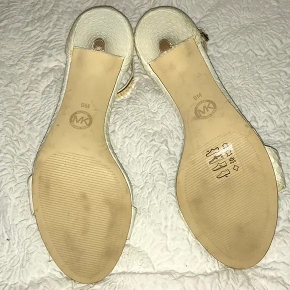 Michael Kors Jet Set 6 Leather Sandal Heels NWOT