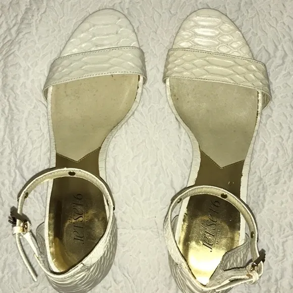 Michael Kors Jet Set 6 Leather Sandal Heels NWOT