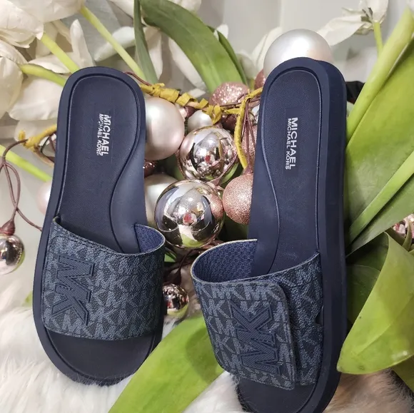 Michael Kors Strappy Slides  New