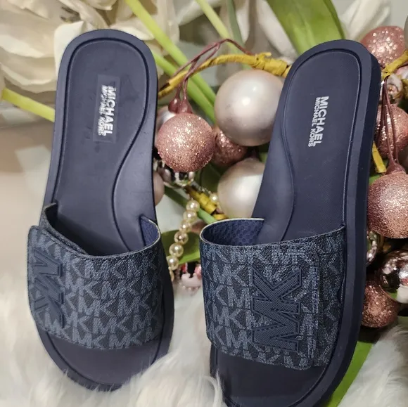 Michael Kors Strappy Slides  New
