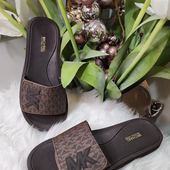 Michael Kors Strappy Slides  New