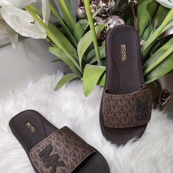 Michael Kors Strappy Slides  New