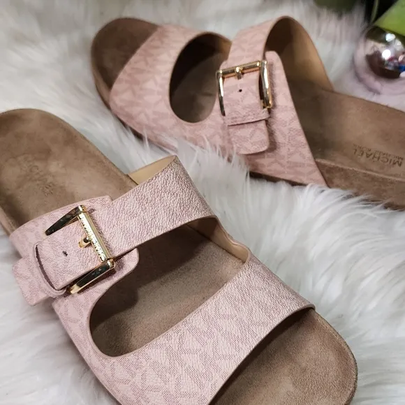 Michael Kors Suede Leather Womens Sandals New
