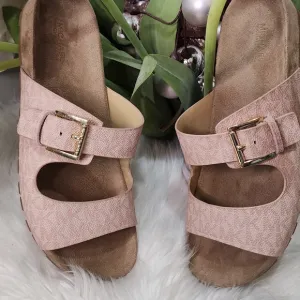 Michael Kors Suede Leather Womens Sandals New