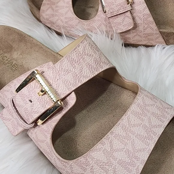 Michael Kors Suede Leather Womens Sandals New