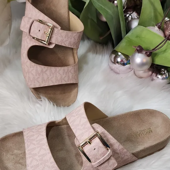 Michael Kors Suede Leather Womens Sandals New