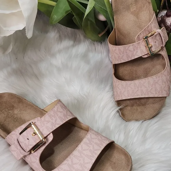 Michael Kors Suede Leather Womens Sandals New