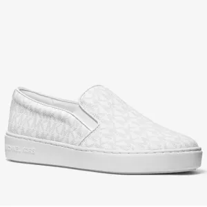 MICHAEL MICHAEL KORS Keaton Logo Slip-On Sneaker Bright WHT
