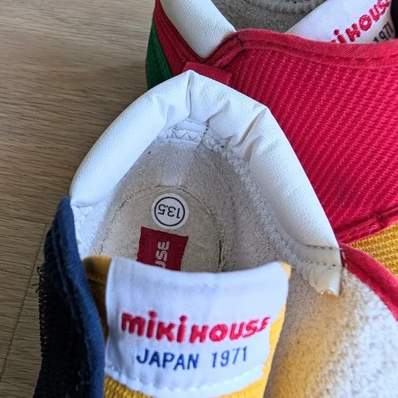 Miki House My First Walker Shoes, Colorblock