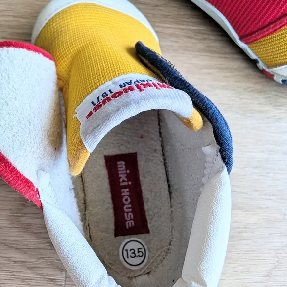 Miki House My First Walker Shoes, Colorblock